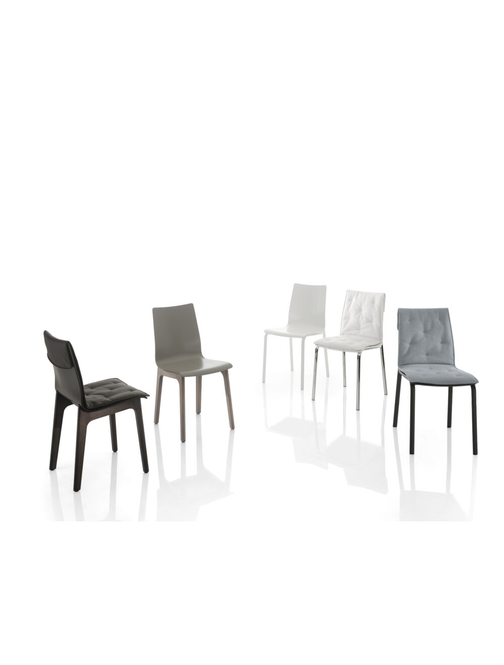 Alfa Dining Chair Wood Frame with cushion