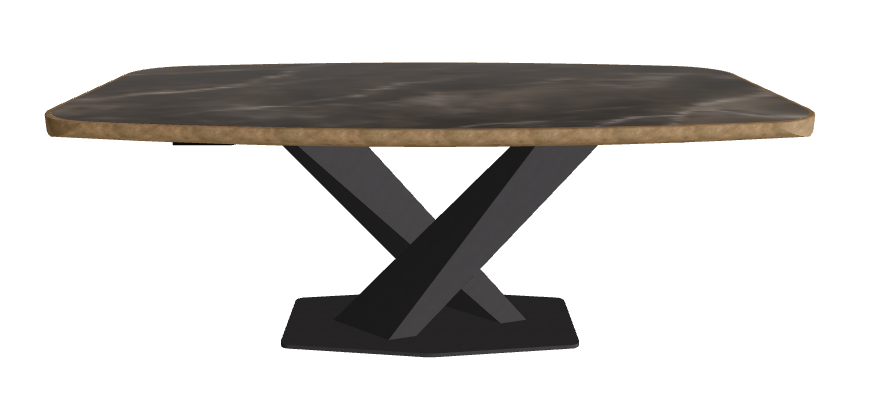 Andromeda_Black Embossed_Brushed Bronze