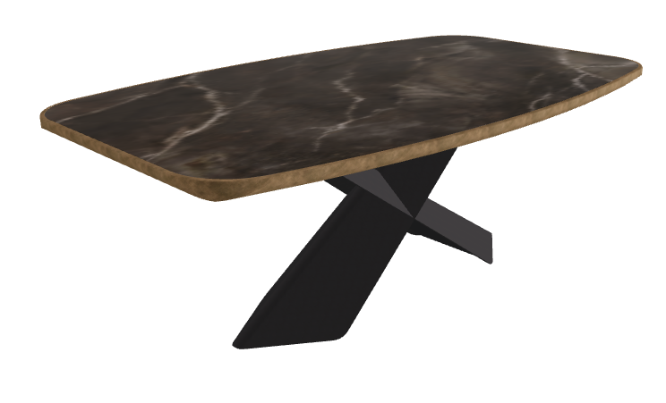 Andromeda_Black Embossed_Brushed Bronze