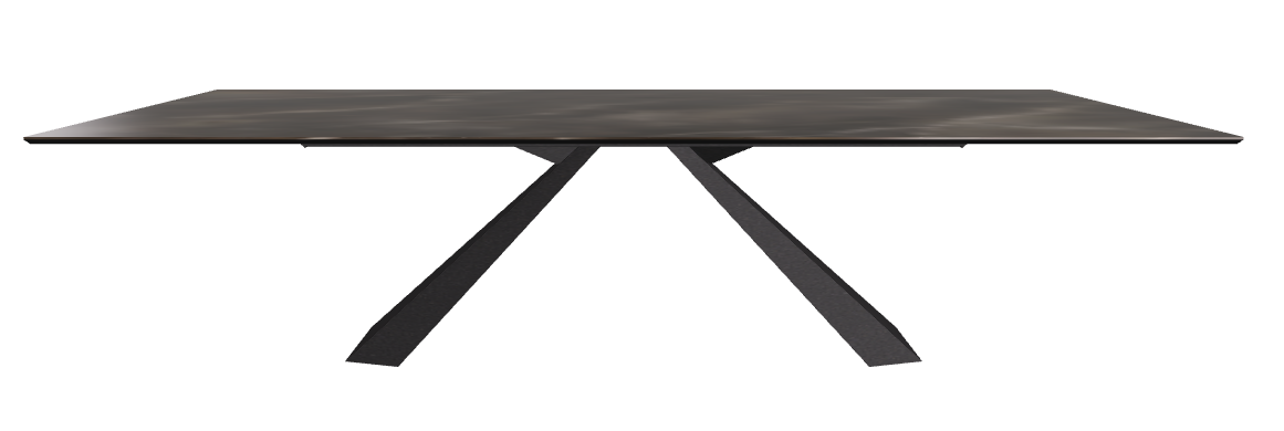 300x120x73h Rectangle Shaped_Andromeda_Black Embossed