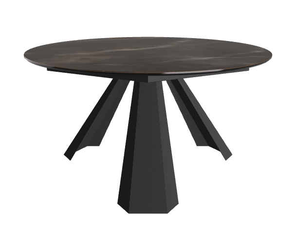 Diameter 140 x Height 73 cm_Andromeda_Black Embossed