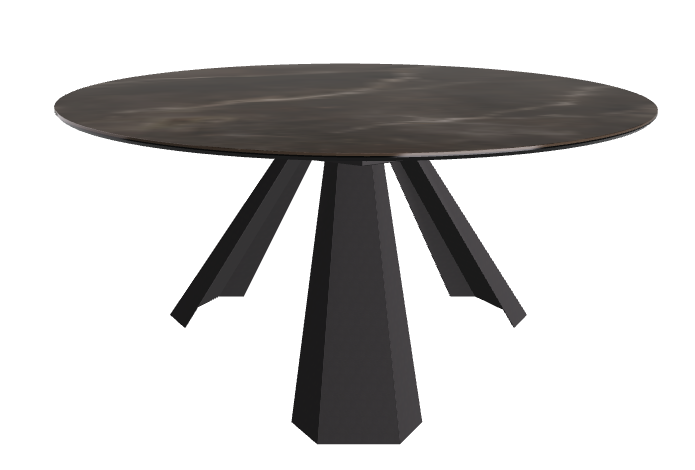 Diameter 158 x Height 73 cm_Andromeda_Black Embossed