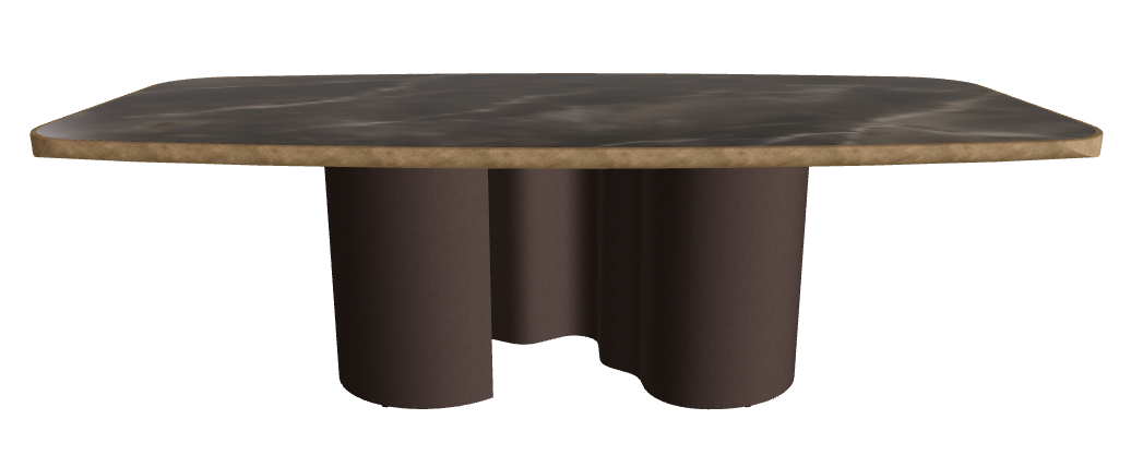 240x120x75h Barrel Shaped_Andromeda_Bronze Embossed_Brushed Bronze