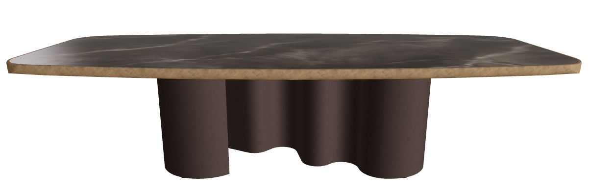 300x128x75h Barrel Shaped_Andromeda_Bronze Embossed_Brushed Bronze