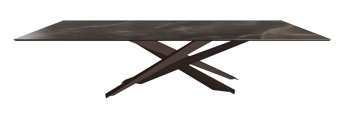 300x120x74.5h Rectangle Shaped_Andromeda_Bronze Embossed
