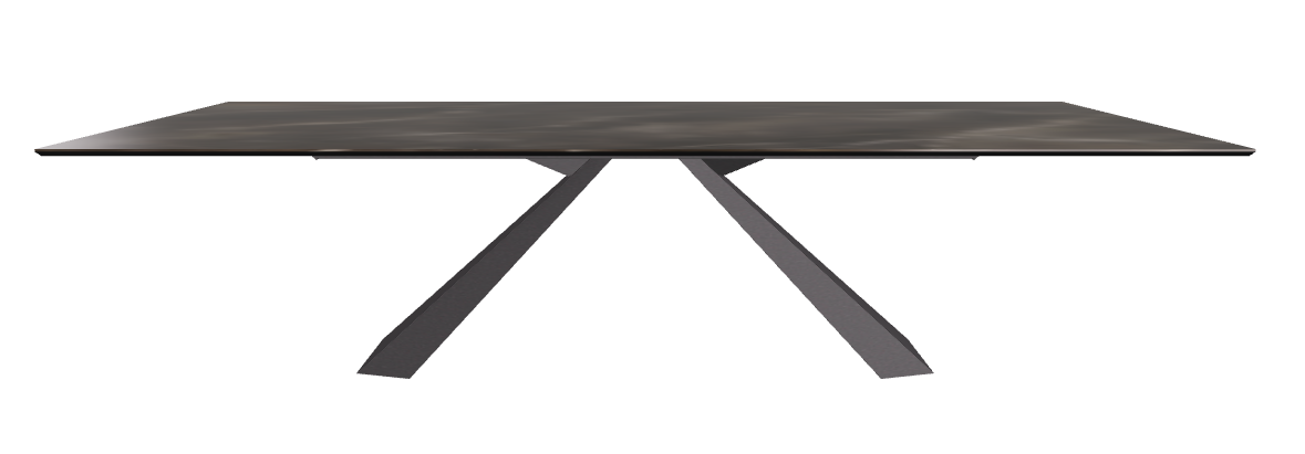 300x120x73h Rectangle Shaped_Andromeda_Graphite Embossed