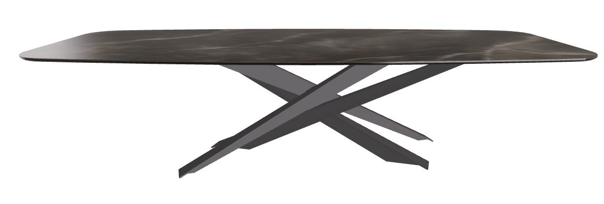 300x120x74.5h Barrel Shaped_Andromeda_Graphite Embossed