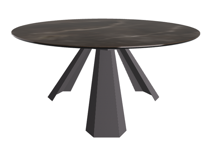 Diameter 158 x Height 73 cm_Andromeda_Graphite Embossed