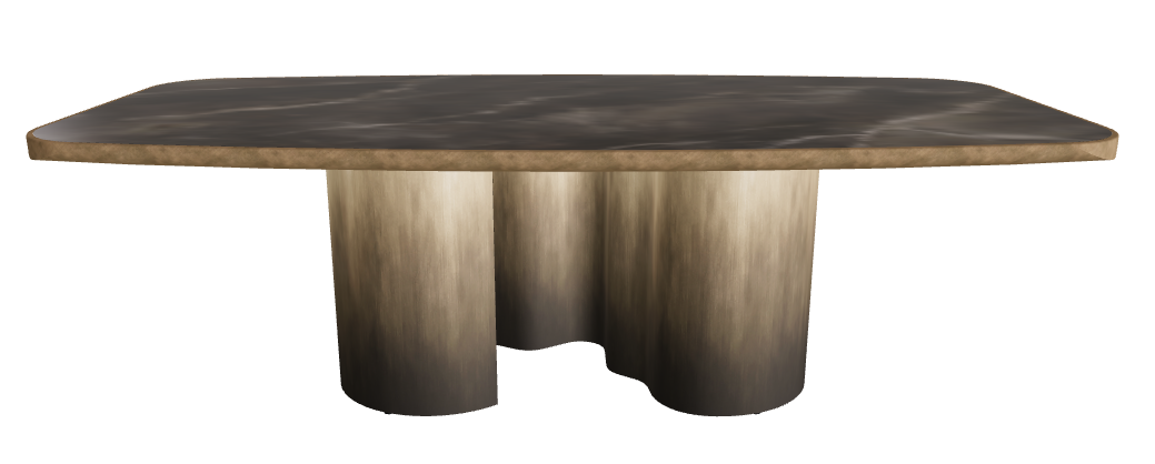 240x120x75h Barrel Shaped_Andromeda_Oxy Brass_Brushed Bronze