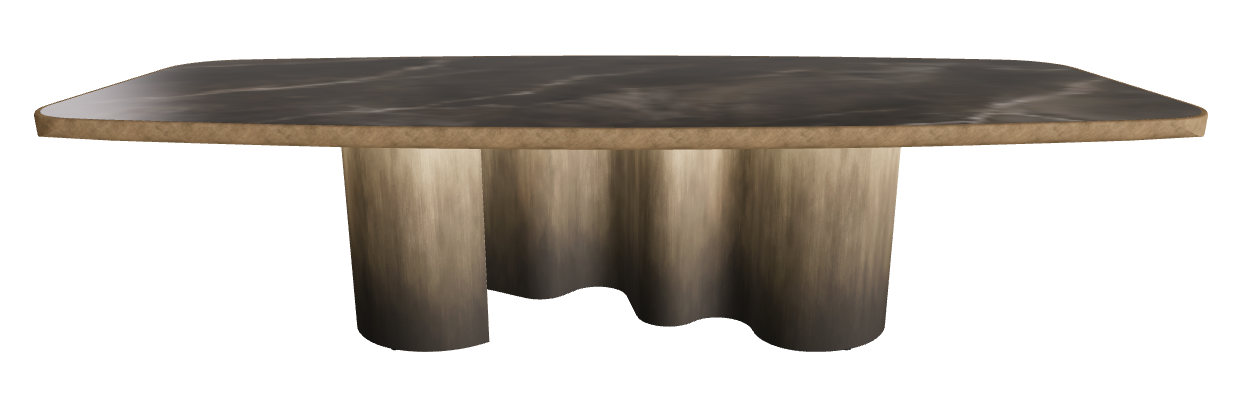 300x128x75h Barrel Shaped_Andromeda_Oxy Brass_Brushed Bronze