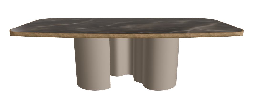 240x120x75h Barrel Shaped_Andromeda_Titanium Embossed_Brushed Bronze