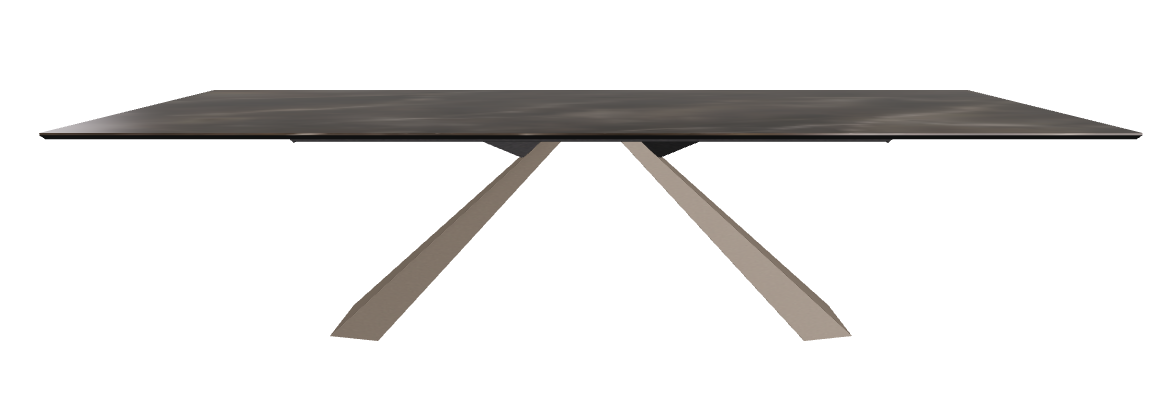 300x120x73h Rectangle Shaped_Andromeda_Titanium Embossed