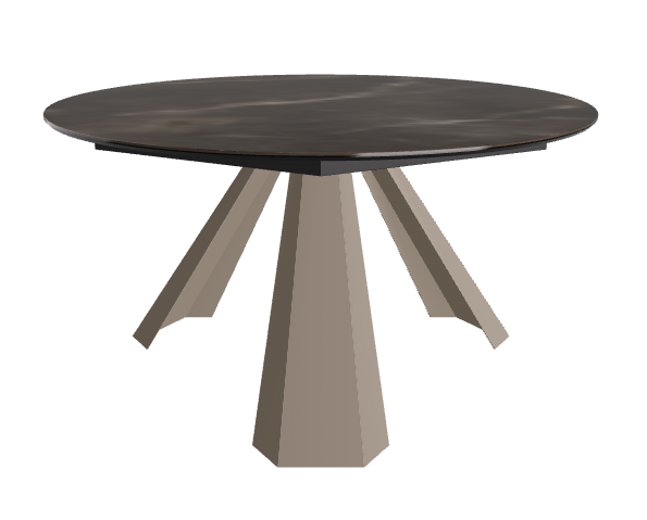 Diameter 140 x Height 73 cm_Andromeda_Titanium Embossed