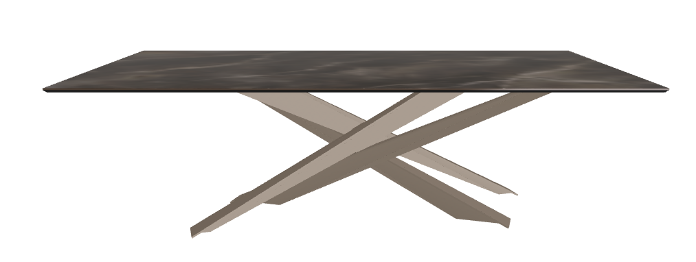 240x120x74.5h Rectangle Shaped_Andromeda_Titanium Embossed