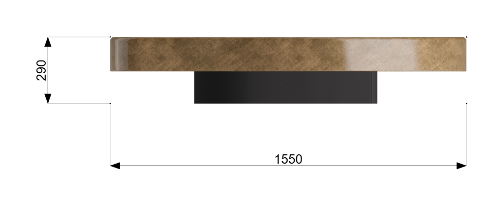 Cattelan Italia Arena Long Coffee Table