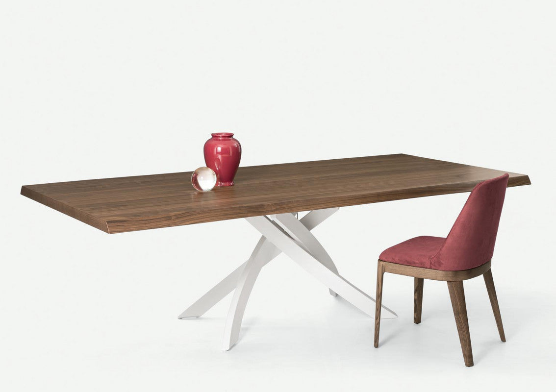 Bontempi Artistico Fixed Rectangular Dining Table with Length 250 cm and Width 106 cm and Height 75 cm