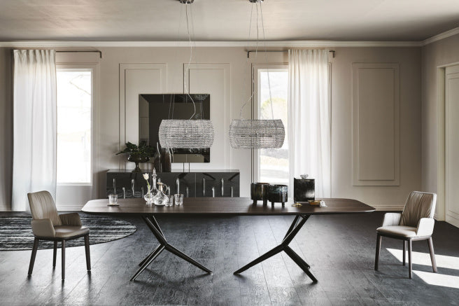 Cattelan Italia Atlantis Wood Barrel-Shaped Dining Table