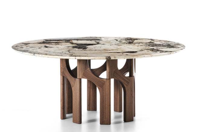 Porada Augusto Rock Round Dining Table