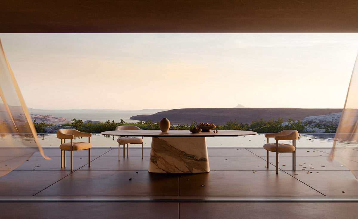 Cattelan Italia Napoleon Keramik Outdoor Dining Table