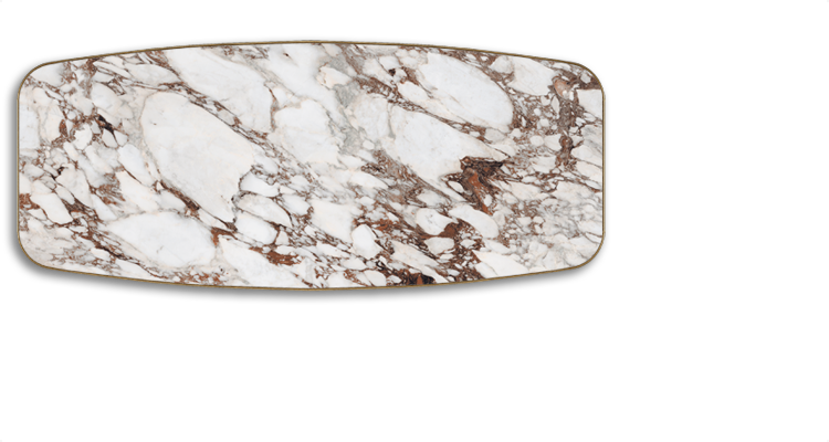 Cattelan Italia Papel Keramik Premium Barrel-Shaped Dining Table