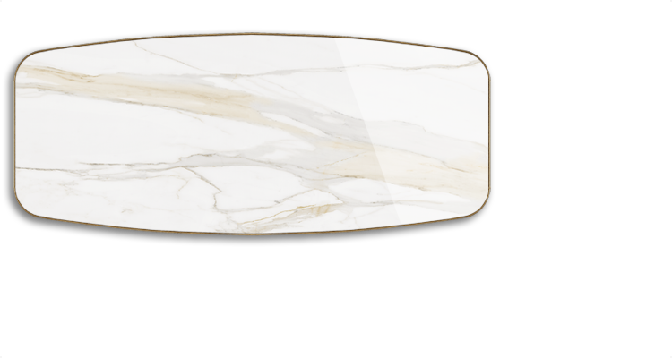 Cattelan Italia Papel Keramik Premium Barrel-Shaped Dining Table