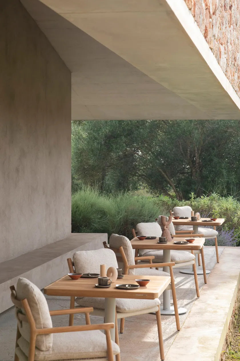 Manutti Napoli Bistro Table 75 × 75 × 75h cm