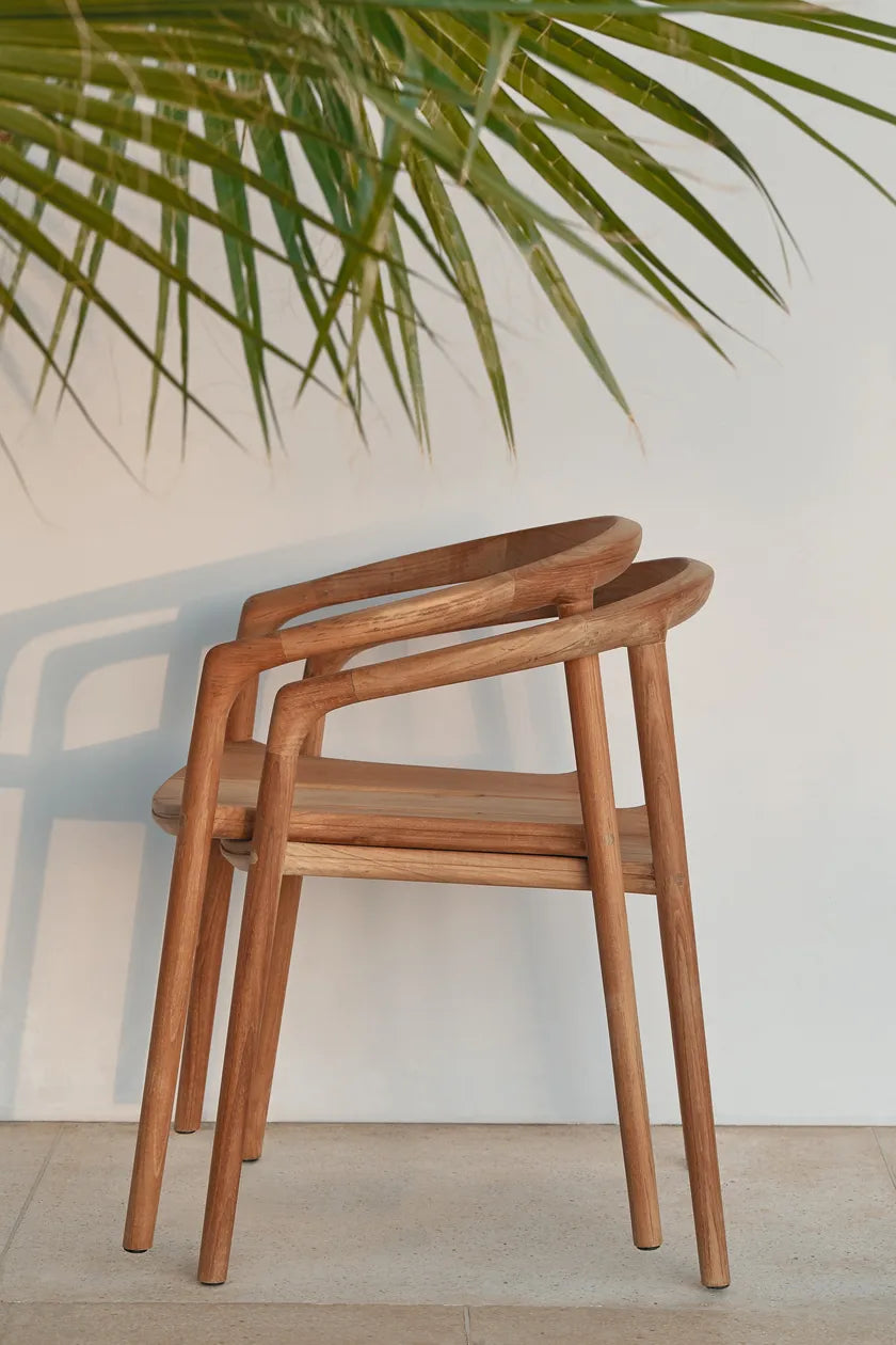 Manutti Solid Outdoor Dining Chair