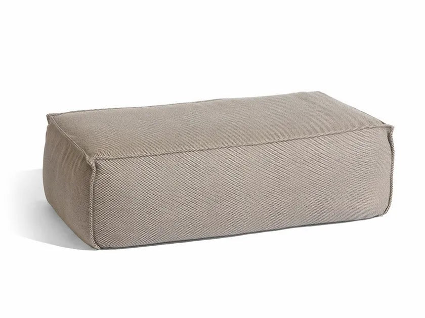 Manutti Touch Rectangular Pouf with 112 cm Width and 65 cm Depth