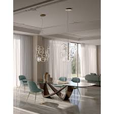 Bontempi Casa Bach 53.79 Extendible Barrel Dining Table