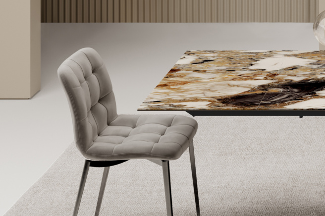 Bontempi Casa Bach 53.85 Rectangular Extendable Dining Table