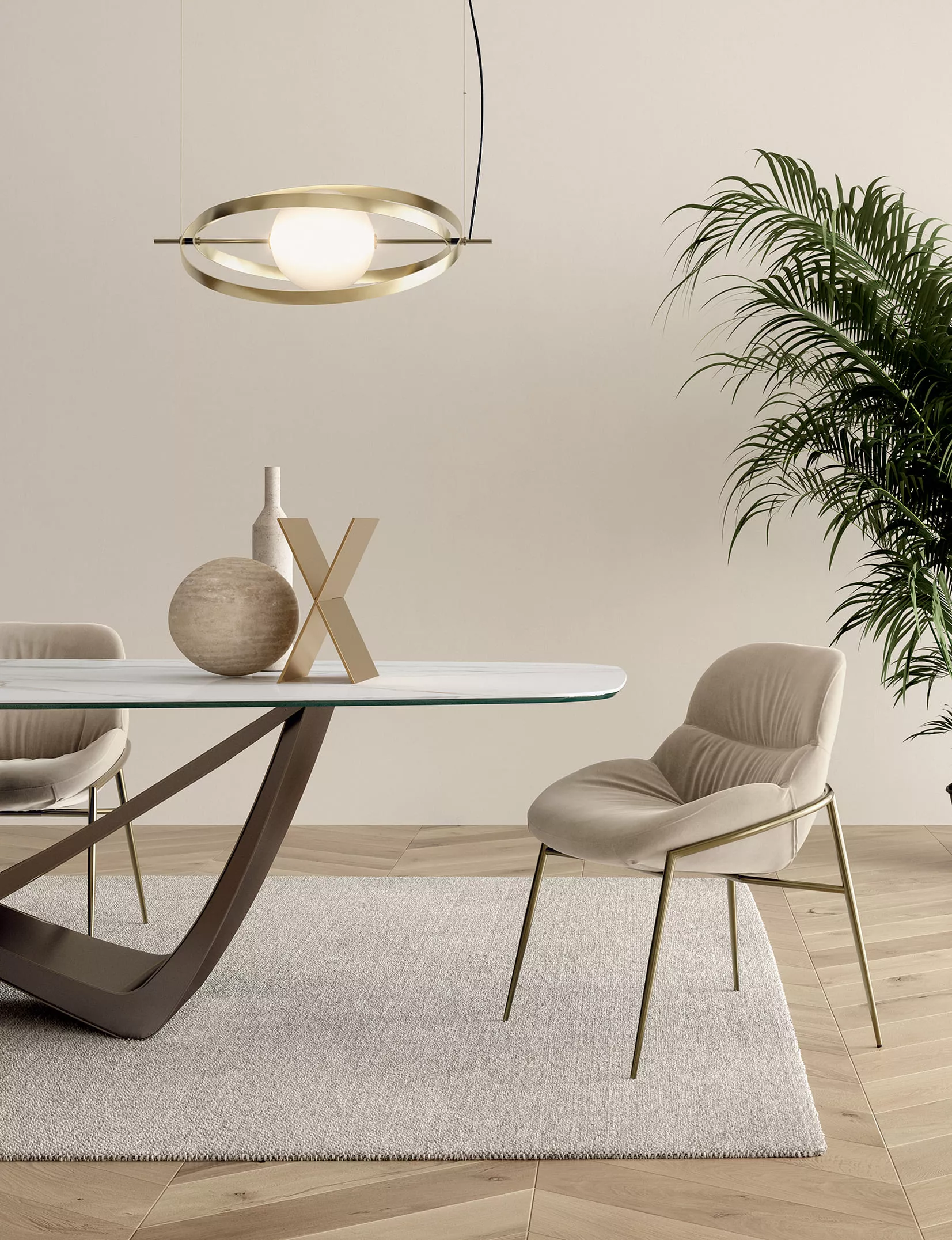 BACH Dining Table – Barrel Fix (Multiple Sizes Available)