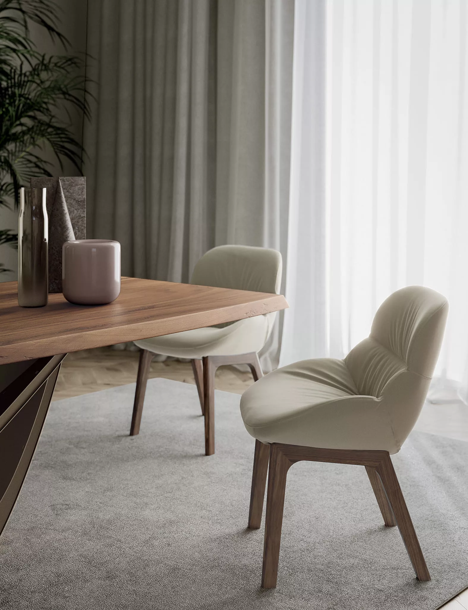 Bach Designer Dining Table – Rectangular Fixed (Multiple Sizes)