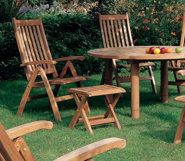 Barlow Tyrie Ascot Footstool / Side Table