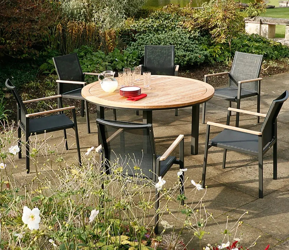 Barlow Tyrie Aura Dining Table 140 Circular