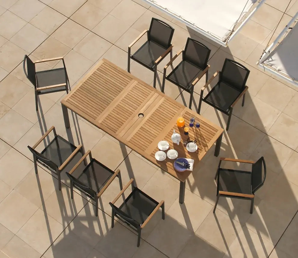 Barlow Tyrie Aura Dining Extending Table 230 Rectangular