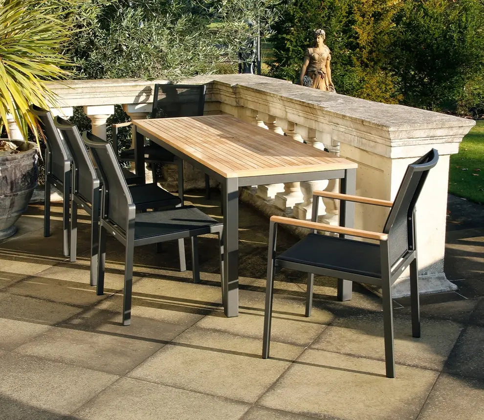 Barlow Tyrie Aura Narrow Dining Narrow Table 200 Rectangular