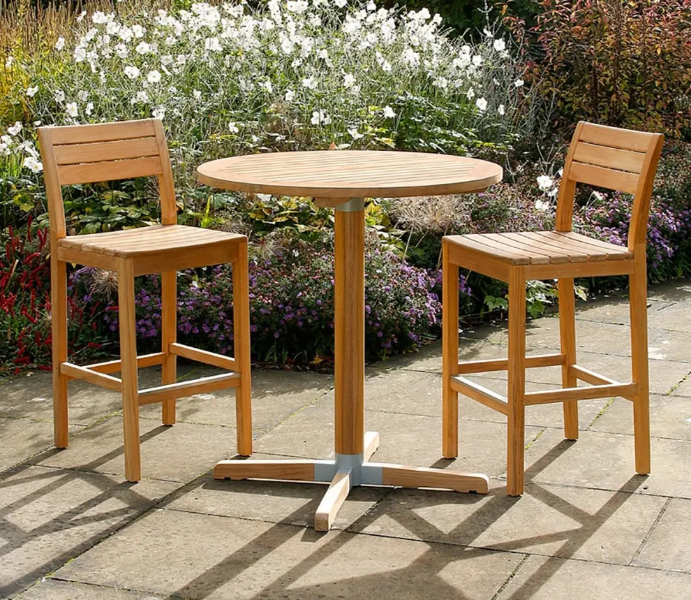 Barlow Tyrie Bermuda High Dining Table 90 Circular