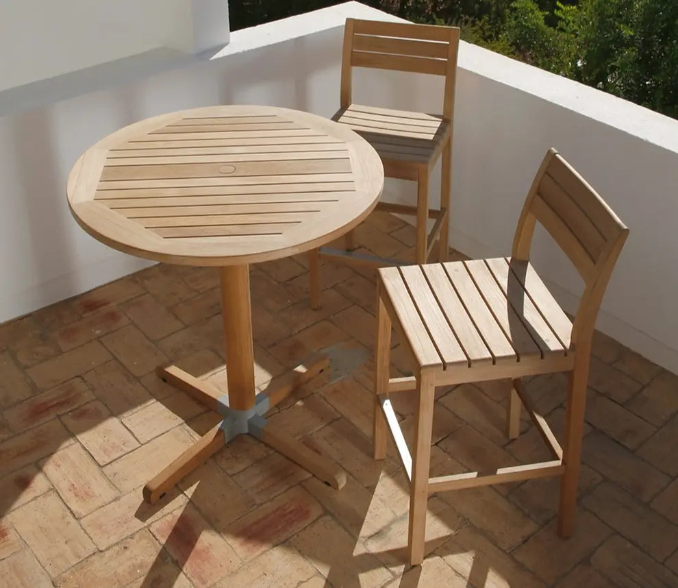 Barlow Tyrie Bermuda High Dining Table 90 Circular