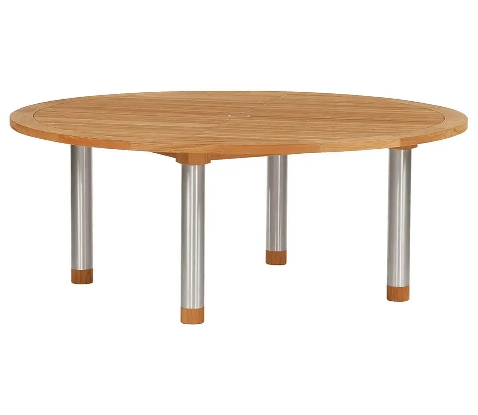 Barlow Tyrie Equinox Dining Table 180 Ø Circular With Teak Top