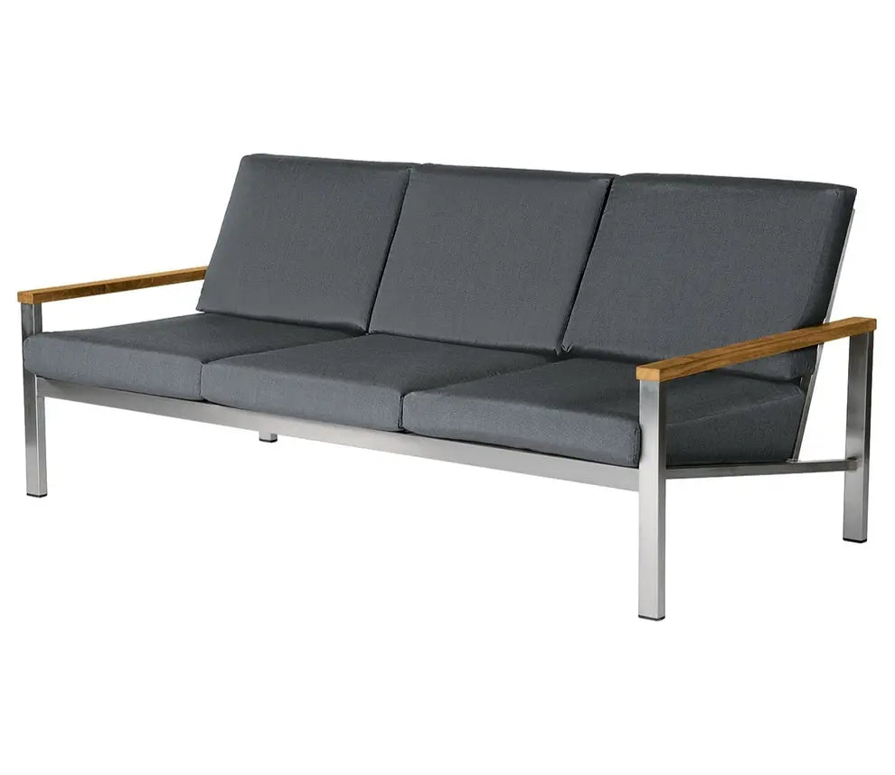 Barlow Tyrie Equinox Occasional Deep Seating Three-Seater Settee