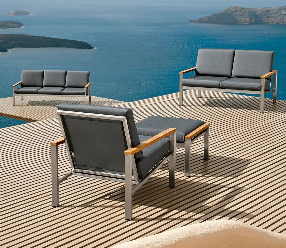 Barlow Tyrie Equinox Occasional Deep Seating Ottoman