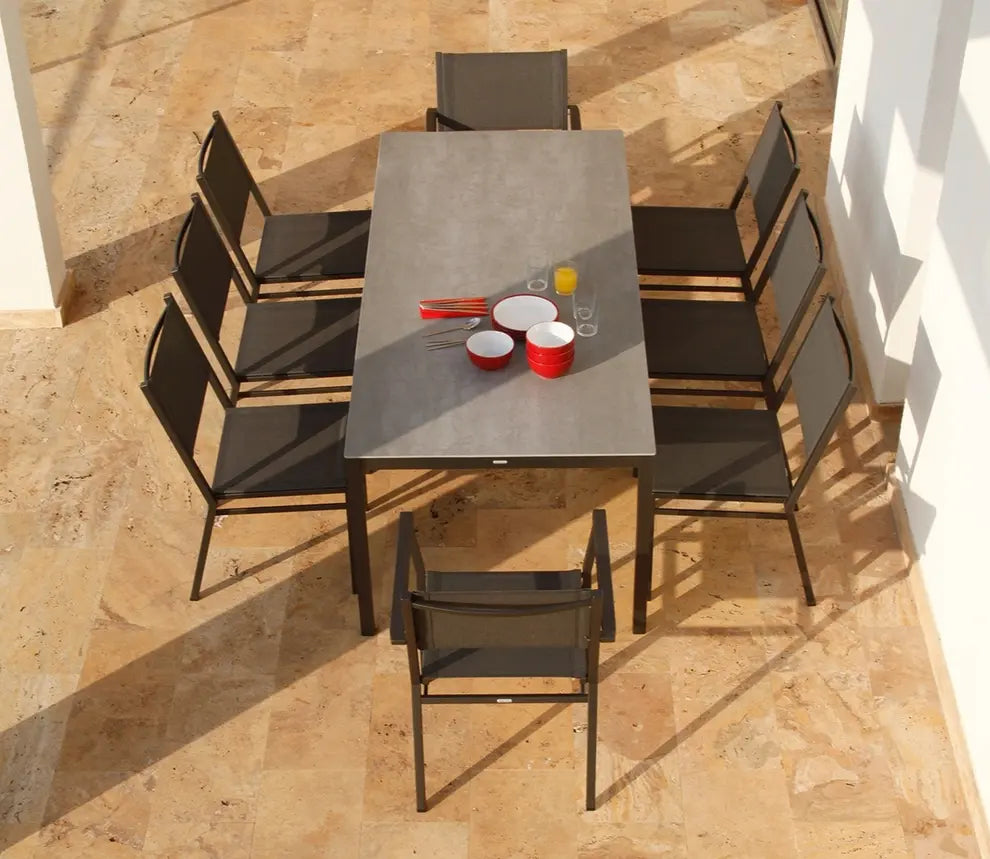 Barlow Tyrie Equinox Dining Table 200 Rectangular - Powder Coated