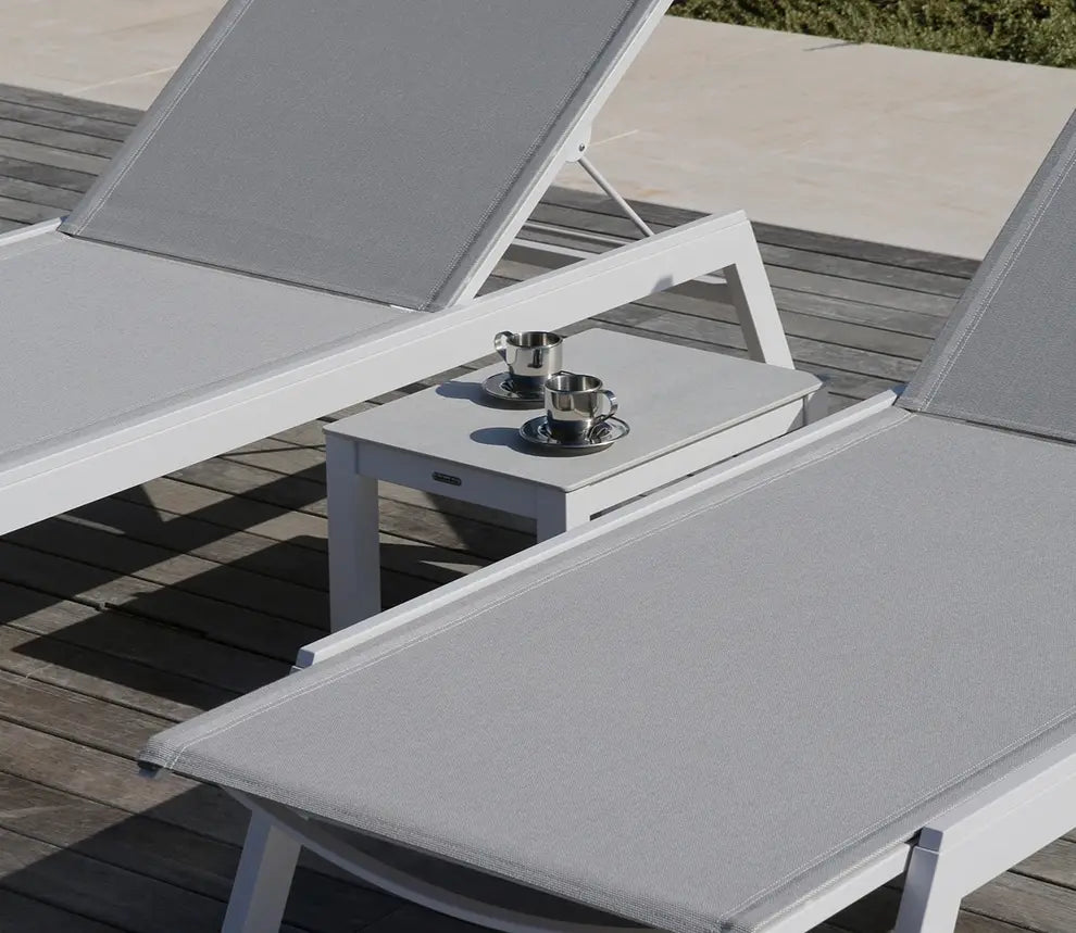 Equinox Occasional Low Lounger Table 49 Rectangular - Powder Coated
