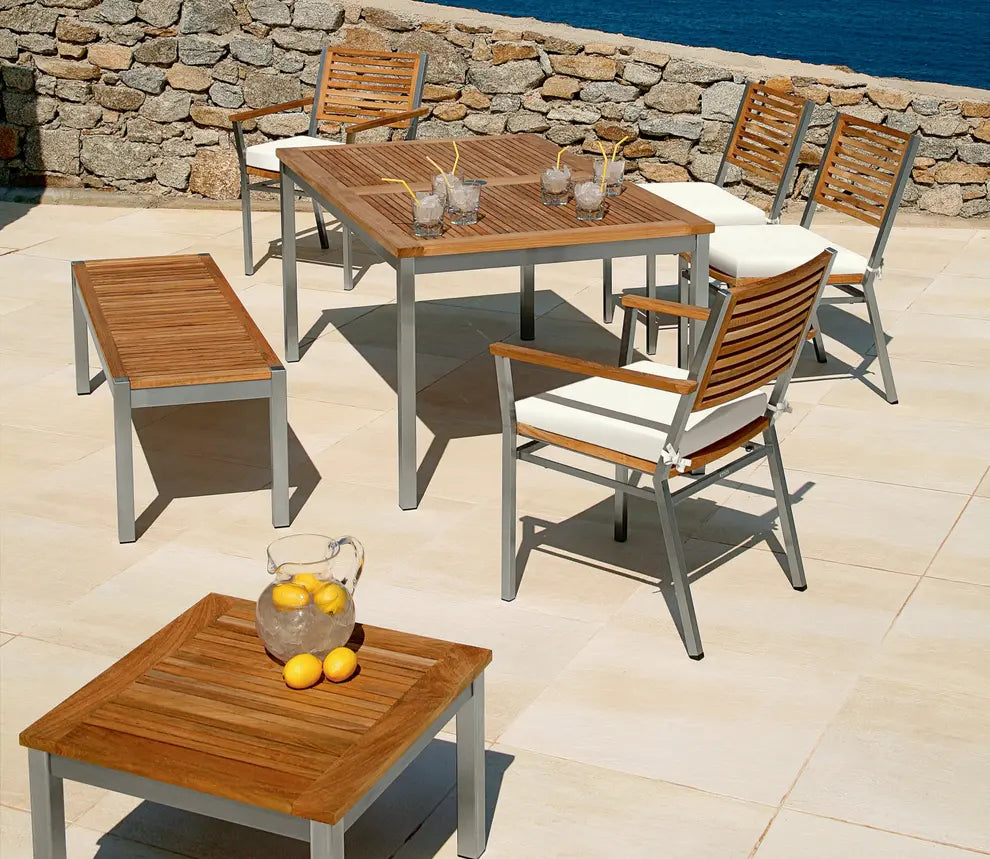 Barlow Tyrie Equinox Dining Bench 135