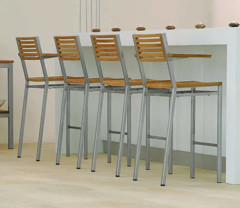 Barlow Tyrie Equinox High Dining Chair Teak Seat & Back