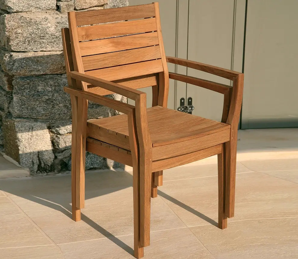 Barlow Tyrie Horizon Armchair with Teak Seat & Back