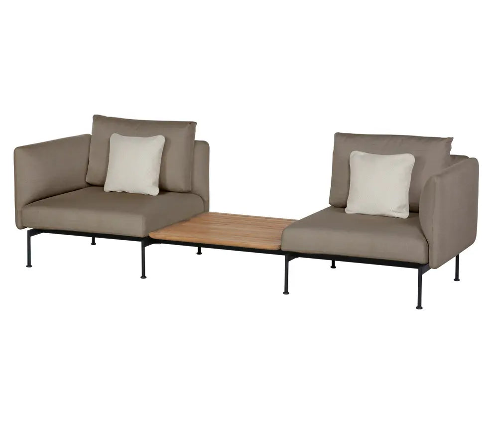 Barlow Tyrie Layout Deep Seating Companion Set High Arms