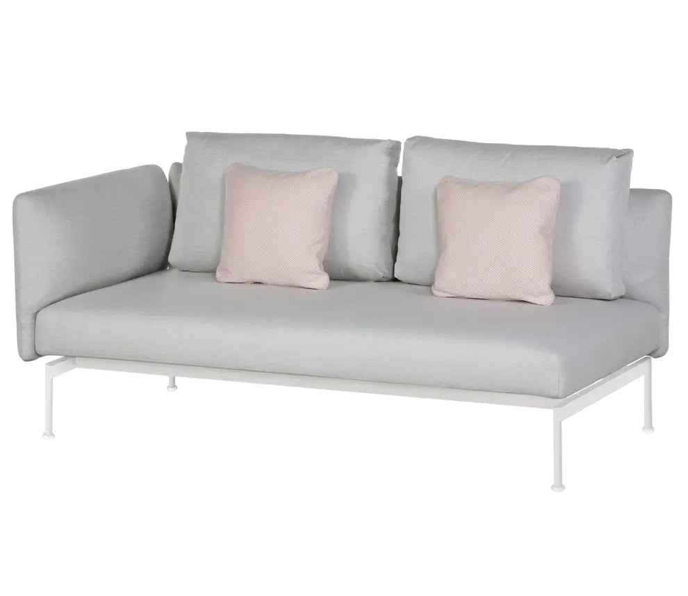 Barlow Tyrie Layout Deep Seating Double Seat One High Arm