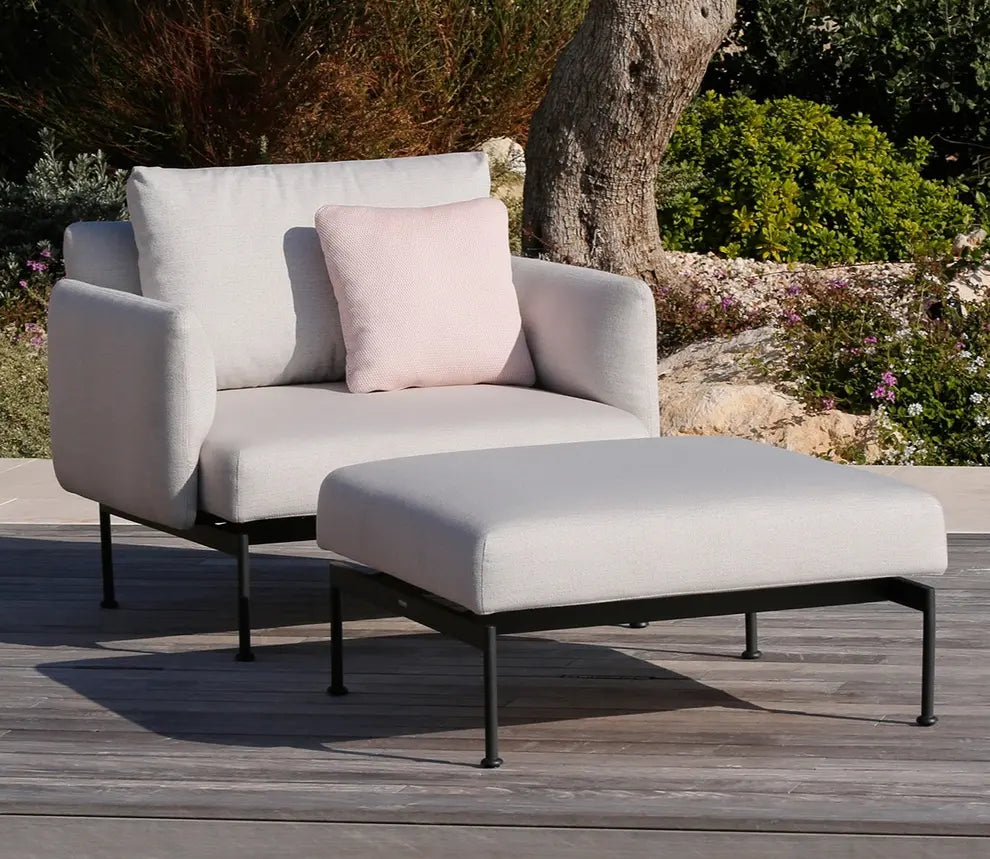 Barlow Tyrie Layout Deep Seating Single Ottoman