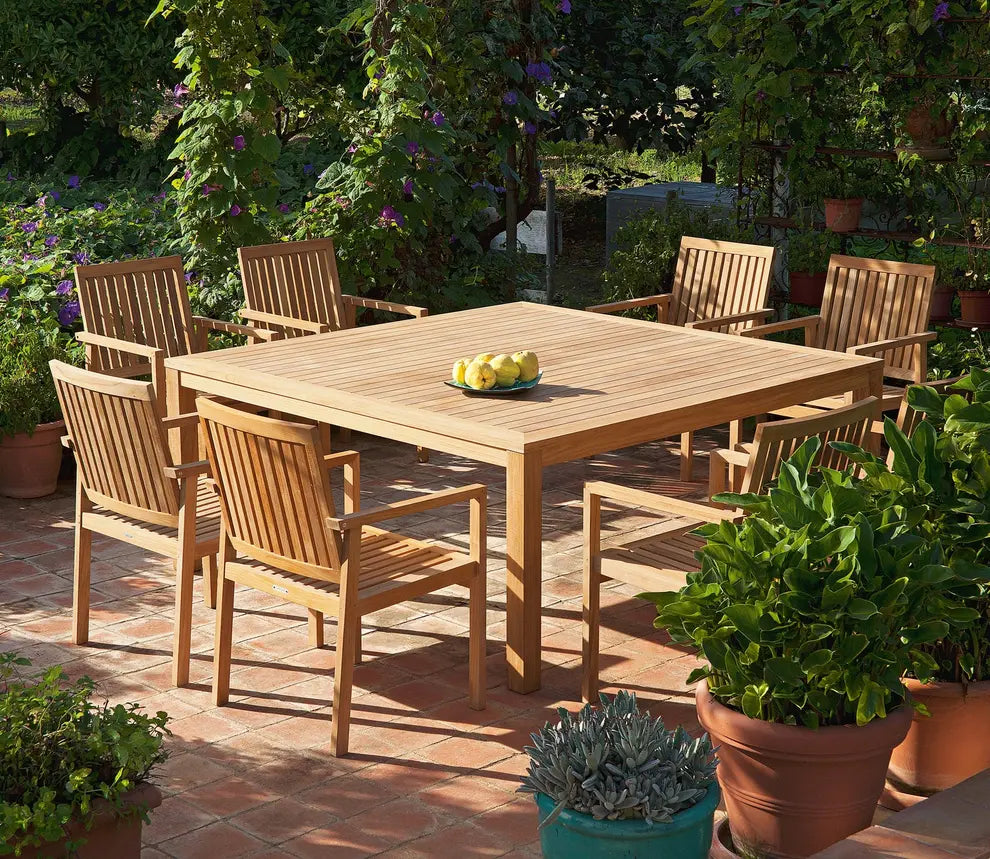 Barlow Tyrie Linear Table 90 Square